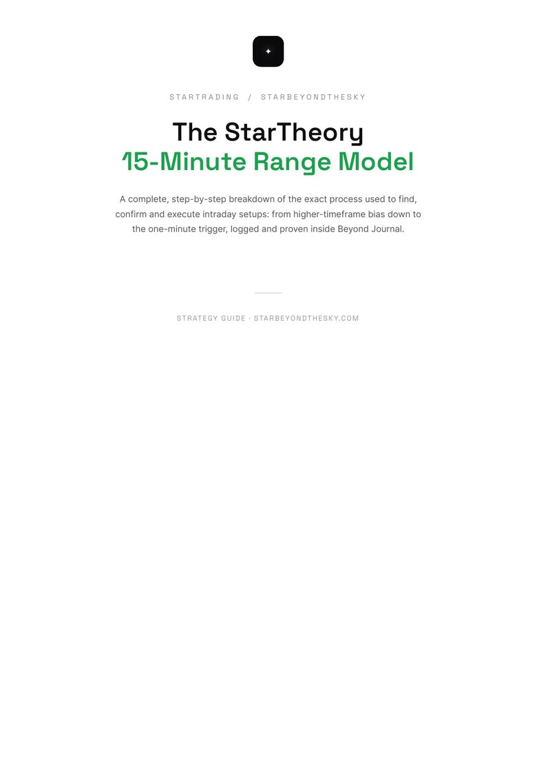 15-Minute Range Model — Strategy Guide, page 1